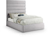 Adam - Linen Fabric Bed With 70.5" Headboard - Simple Home Plus