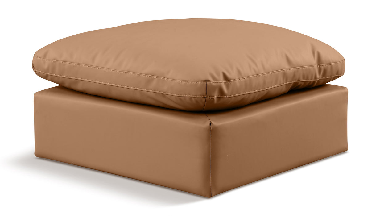 Indulge - Faux Leather Ottoman - Simple Home Plus