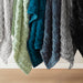 Ruched Fur - Throw - Sage Green - Simple Home Plus