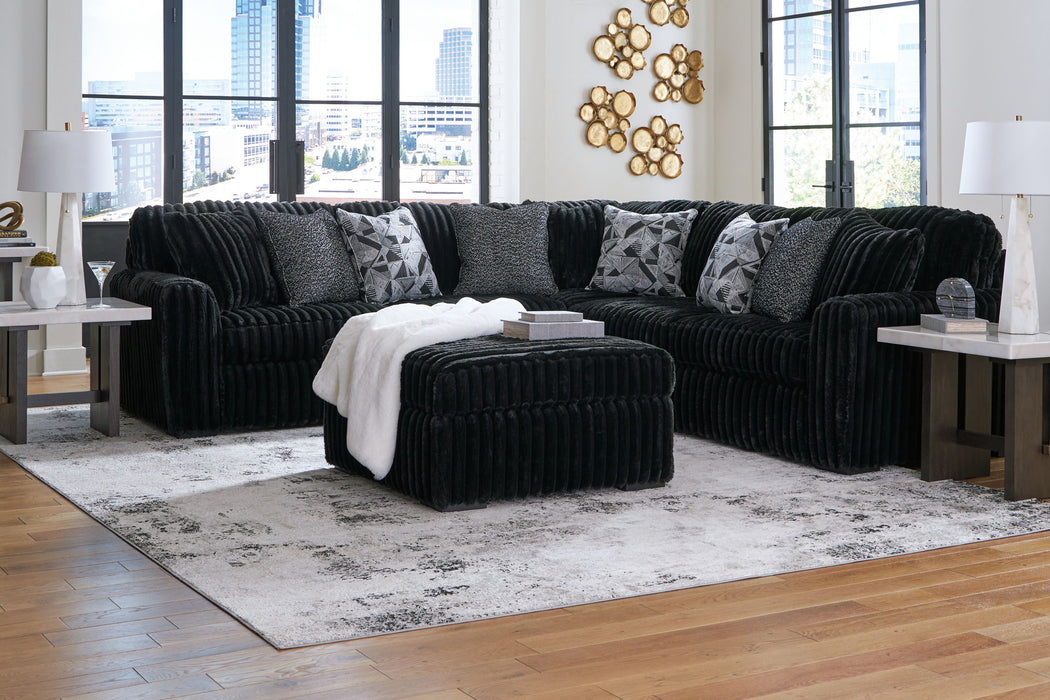 Midnight-Madness - Sectional Set - Simple Home Plus