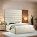 Adam - Boucle Fabric Bed With 89" Headboard - Simple Home Plus
