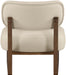 Vetra - Vegan Leather Upholstered Accent Chair With Brown Base - Simple Home Plus