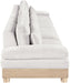 Turin - Chenille Fabric Upholstered Modular Sectional - White - Simple Home Plus