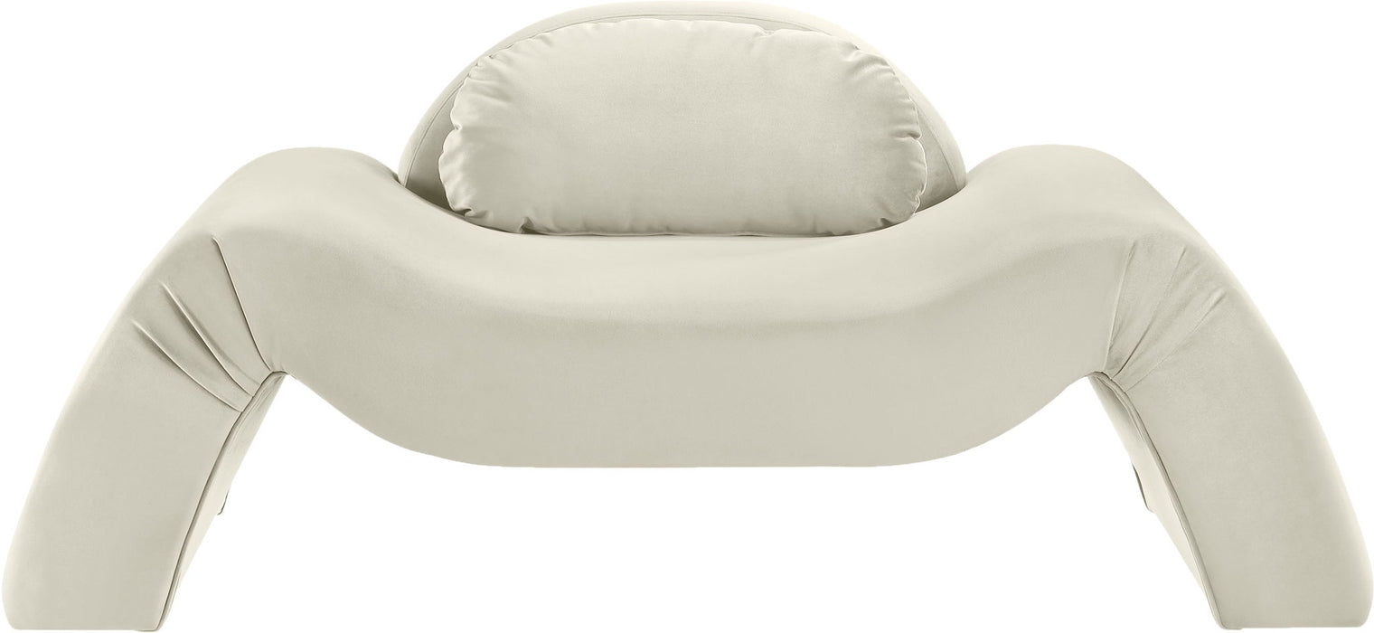 Austin - Velvet Accent Chair - Simple Home Plus