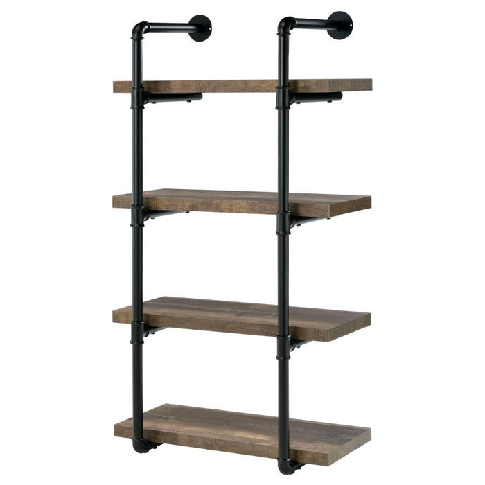 Elmcrest - 4-Shelf Wall Bookshelf - Simple Home Plus