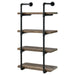 Elmcrest - 4-Shelf Wall Bookshelf - Simple Home Plus