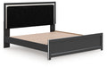 Zuraleus - Upholstered Panel Platform Bed With Roll Slats - Simple Home Plus