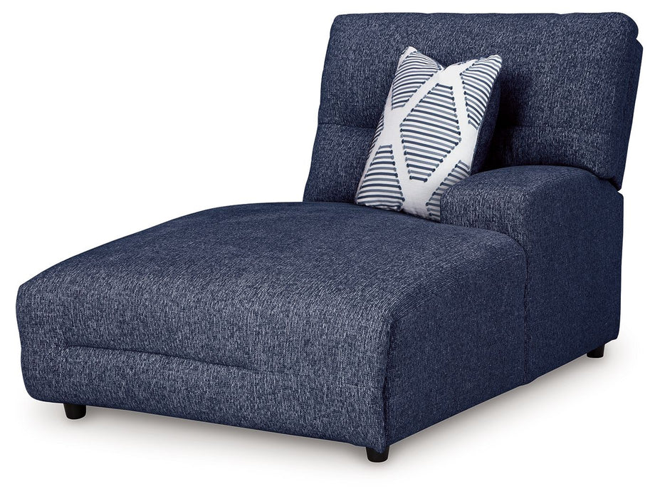 Acklen Place - Raf Power Reclining Back Chaise - Navy - Simple Home Plus