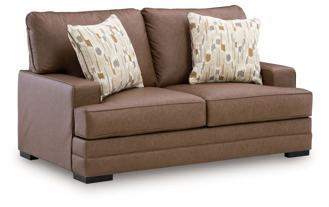 VillaCourt - Caramel - Loveseat - Simple Home Plus