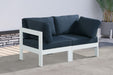 Nizuc - Outdoor Patio 2 Seat Modular Sofa With White Frame - Simple Home Plus