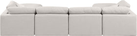 Indulge - Linen 6 Piece Modular Double Chaise Sectional - Simple Home Plus