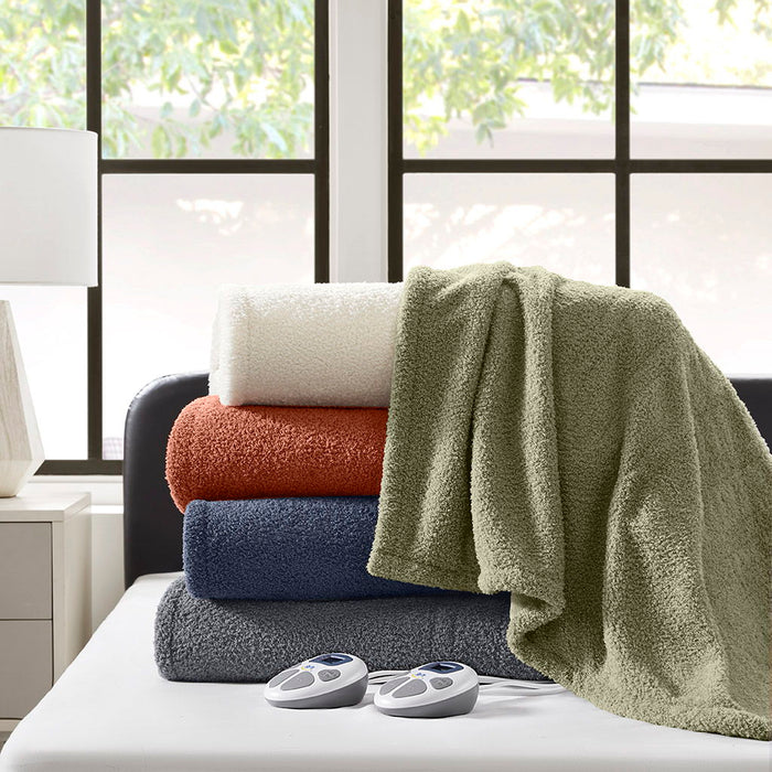 Dream Soft Heated - Full Blanket - Navy - Simple Home Plus