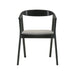 Santana - Wood Dining Chair With Black Frame - Simple Home Plus