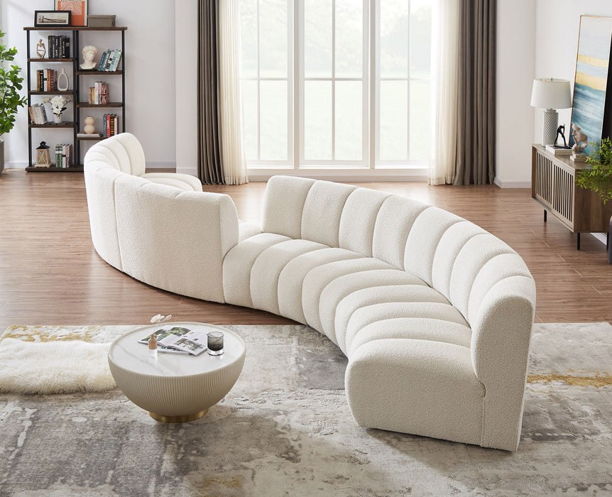 Infinity - 6 Piece Boucle Modular Sectional - Simple Home Plus