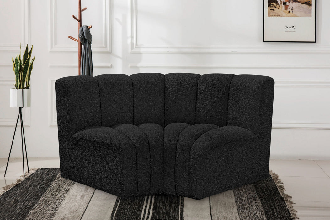 Arc - Boucle Fabric 2 Piece Modular Sofa - Simple Home Plus
