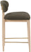Riccio - Fabric Stool - Natural Frame - Simple Home Plus