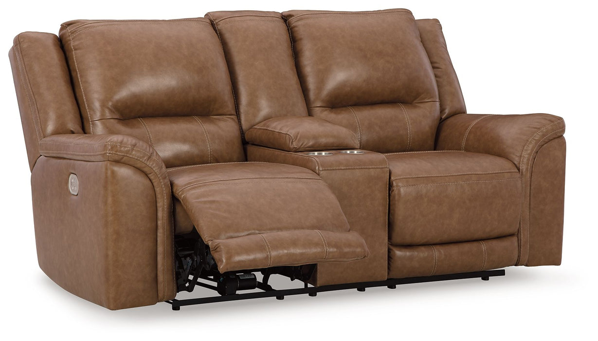 Trasimeno - Power Reclining Loveseat With Console - Simple Home Plus