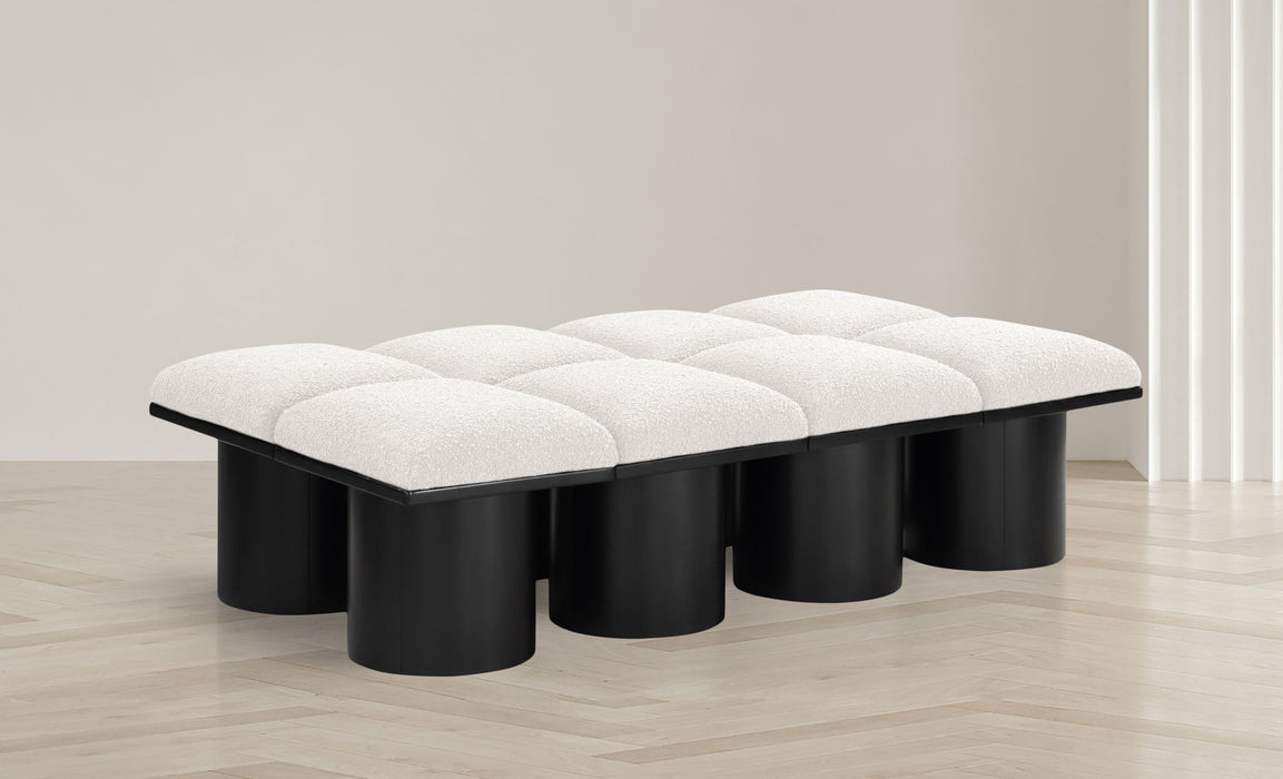 Pavilion - 8 Piece Modular Bench With Black Base - Simple Home Plus