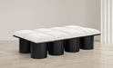 Pavilion - 8 Piece Modular Bench With Black Base - Simple Home Plus