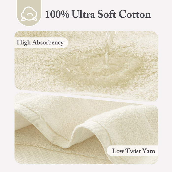Turkish Bath Sheet 2 Piece Set - Natural - Simple Home Plus