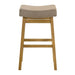 Lenon - Modern Farmhouse Wood Bar Height Kitchen Bar Stool - Simple Home Plus