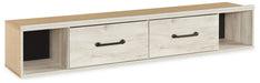 Cambeck - T/F Side Storage w/Rail - Whitewash - Simple Home Plus