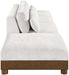 Turin - Chenille Fabric Upholstered Modular Sectional - Cream - Simple Home Plus