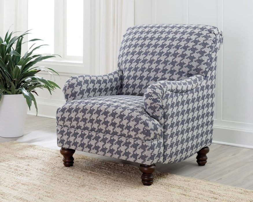 Glenn - Upholstered English Arm Accent Chair - Simple Home Plus