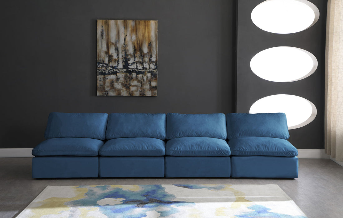 Plush - Modular Armless 4 Seat Sofa - Simple Home Plus