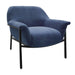Sabrina - Accent Chair - Navy Blue - Simple Home Plus
