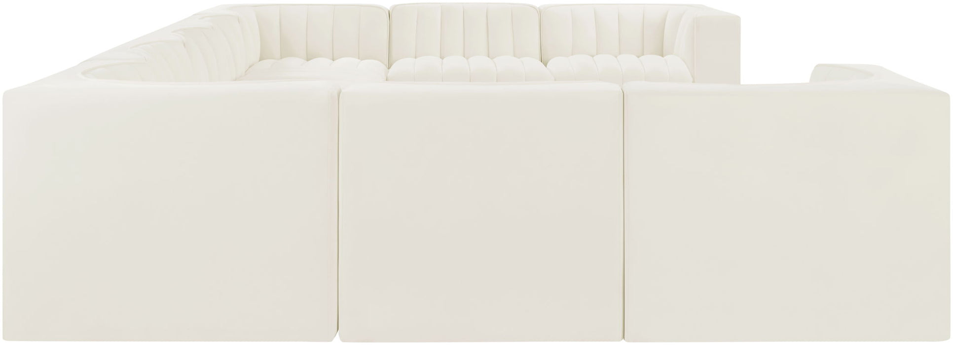 Rummi - Velvet Performance Fabric Upholstered 9 Piece Modular Sectional - Simple Home Plus