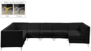 Alina - 8 Piece Velvet Modular Sectional - Simple Home Plus