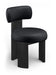 Atelier - Vegan Leather Upholstered Dining Chair (Set of 2) - Black Frame - Simple Home Plus