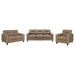 Scotland - Faux Leather Upholstered Sofa Set - Simple Home Plus