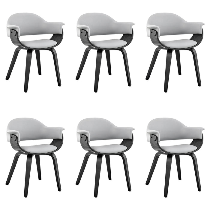 Adalyn - Dining Room Accent Chair With Black Frame - Simple Home Plus