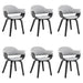Adalyn - Dining Room Accent Chair With Black Frame - Simple Home Plus
