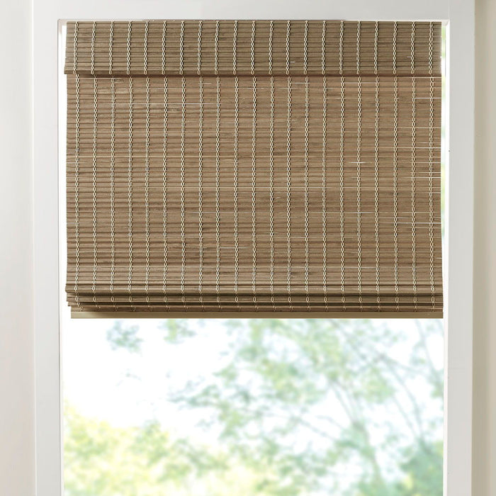 Eastfield - 33" Light Filtering Roman Shade - Natural Ash - Simple Home Plus