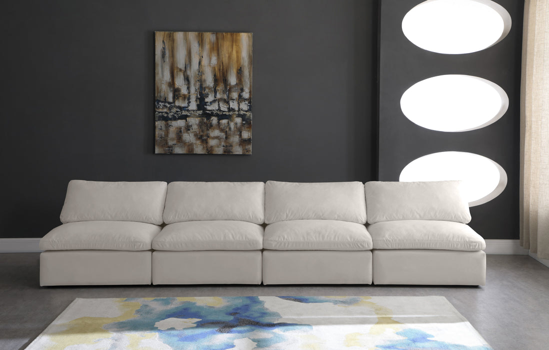Cozy - Modular Armless 4 Seat Sofa - Simple Home Plus