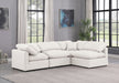 Indulge - Faux Leather 4 Piece Modular Sectional - Simple Home Plus