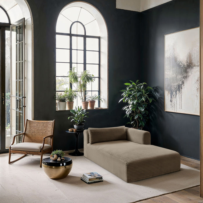 Shaggy - Fabric Chaise - Simple Home Plus
