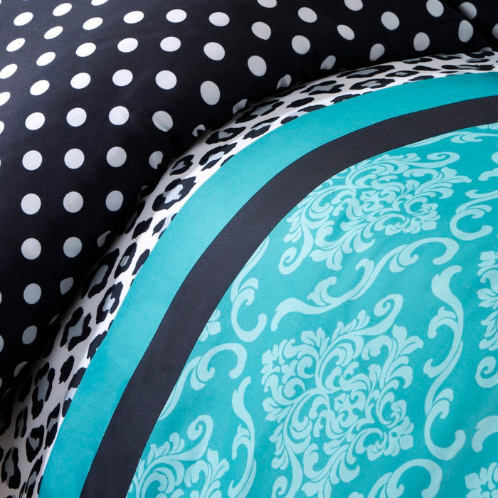 Mi Zone Chloe - Comforter Set - Teal - Simple Home Plus