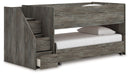 Frandern - Gray - Twin Over Twin Loft Bed - Simple Home Plus