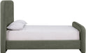 Fira - Chenille Fabric Upholstered Bed - Simple Home Plus
