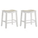 Iyani - Coastal Modern Wood Counter Height Kitchen Bar Stool - Simple Home Plus