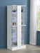 Cabra - 4-door LED Curio Display Cabinet - Simple Home Plus