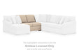 LadyMae - Armless Loveseat - Twill - Simple Home Plus