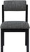 Roundhill - Fabric Dining Chair (Set of 2) - Black Frame - Simple Home Plus