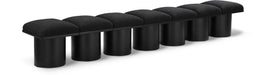 Pavilion - 7 Piece Modular Bench With Black Base - Simple Home Plus