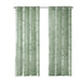 Leilani - Palm Leaf Burnout Window Sheer - Sage Green - Simple Home Plus
