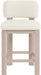 Paloma - Faux Leather Upholstered Counter Stool (Set of 2) - Simple Home Plus